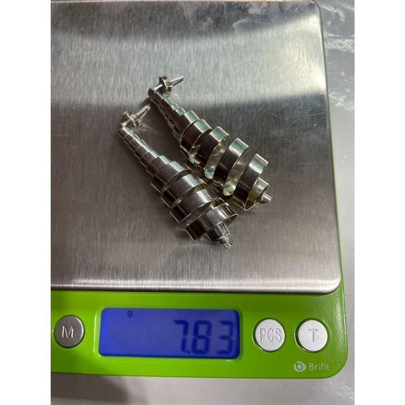 RLM STUDIOS Sterling silver swirl earrings - Picture 3 of 9